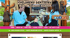 Desktop Screenshot of childrensdentistnh.com